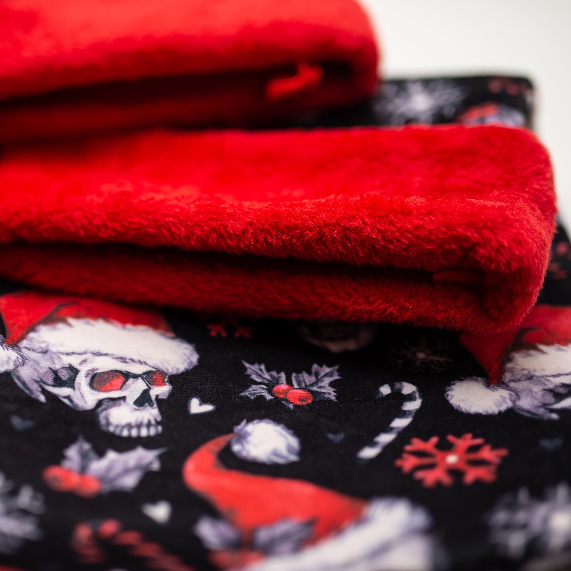 Santa Skulls Christmas Stocking