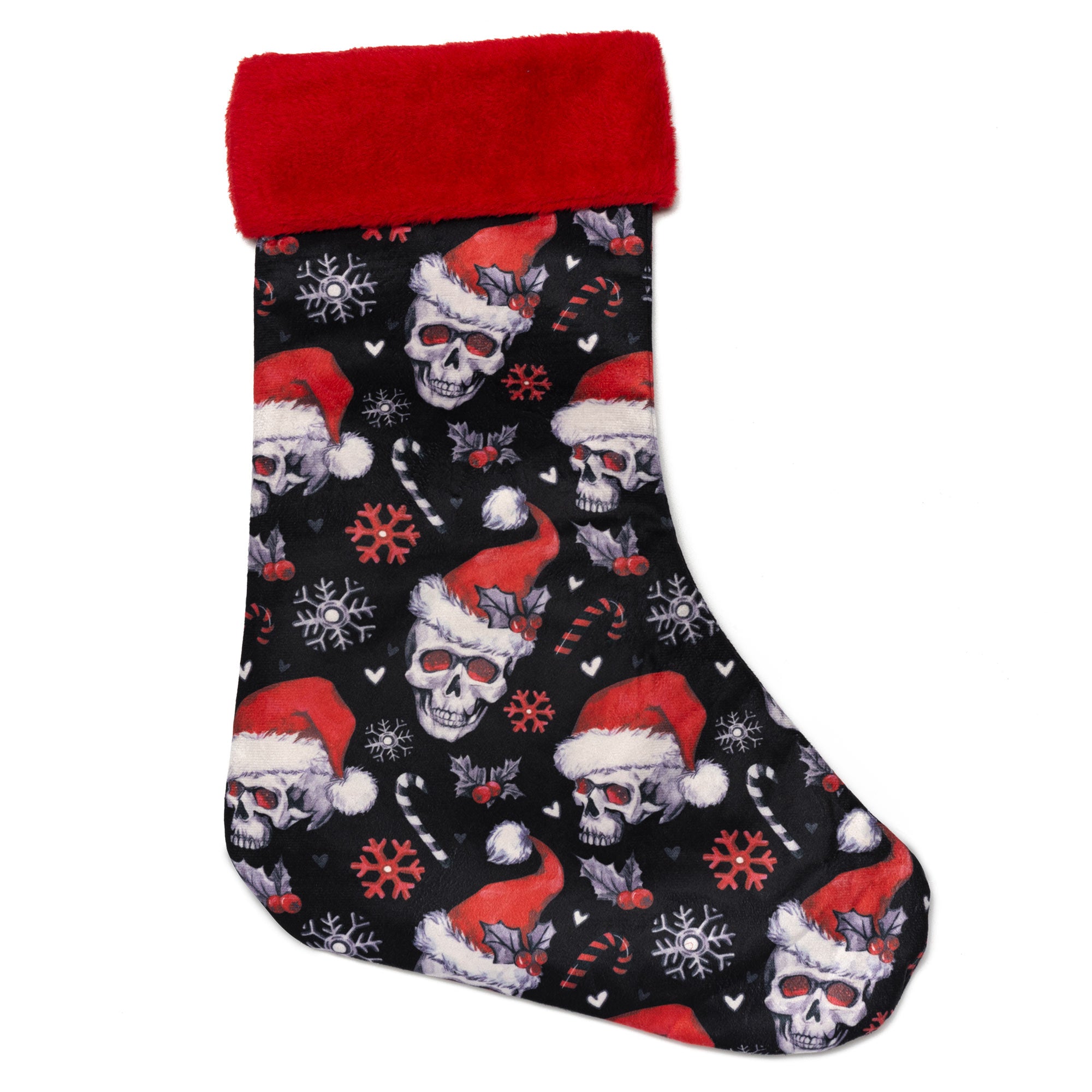 Santa Skulls Christmas Stocking