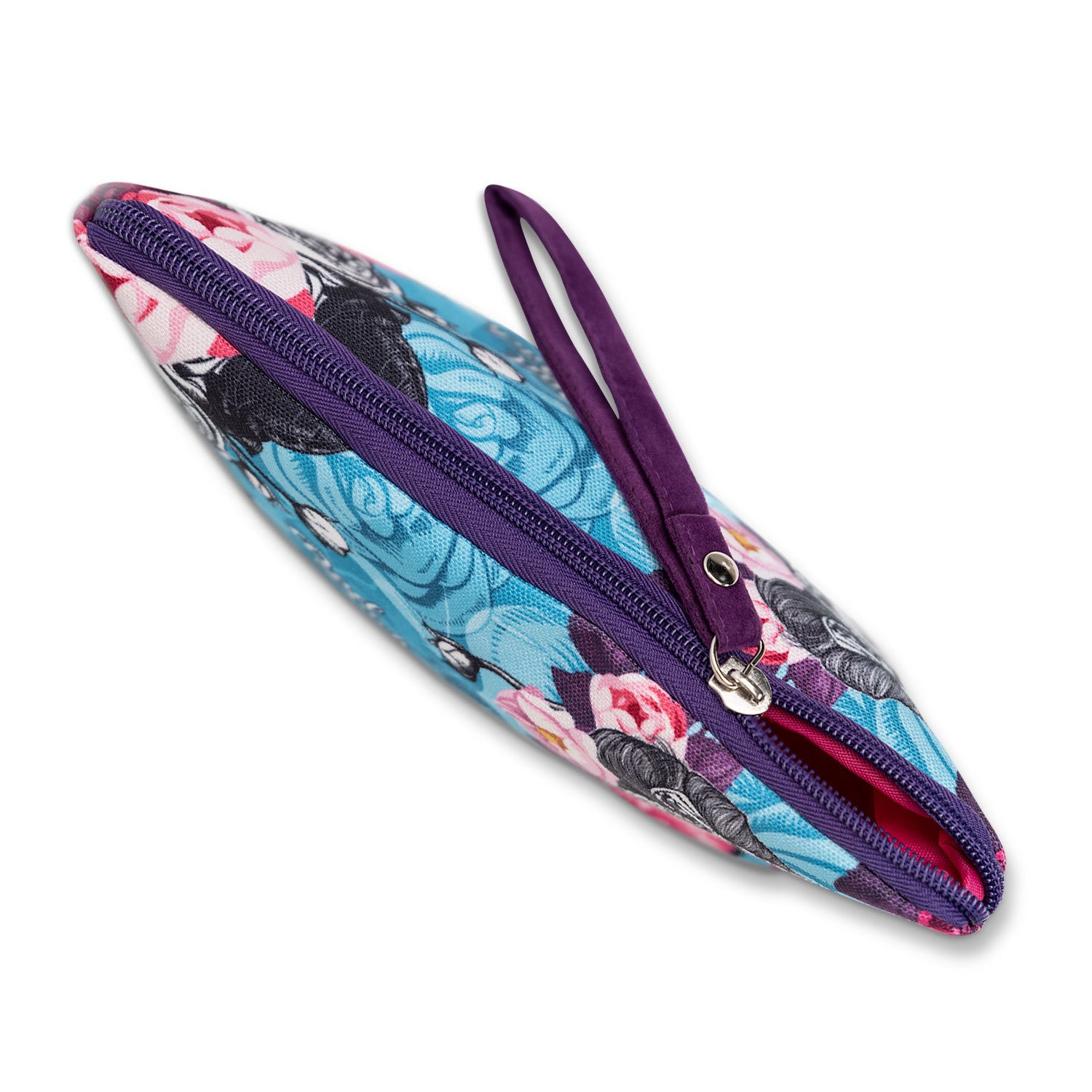 Bad Blossom Skulls Cosmetic Pouch