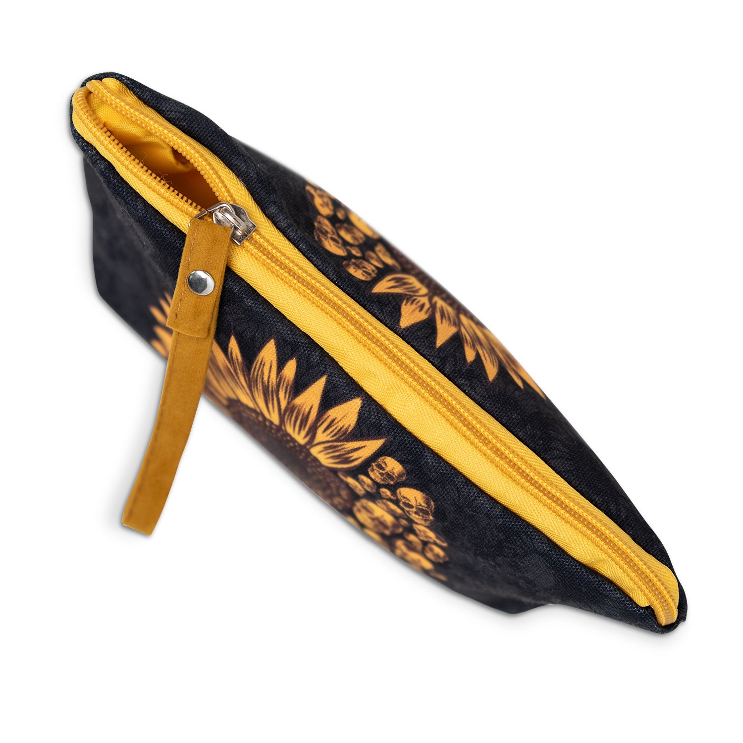 Sunflower Skulls Cosmetic Pouch