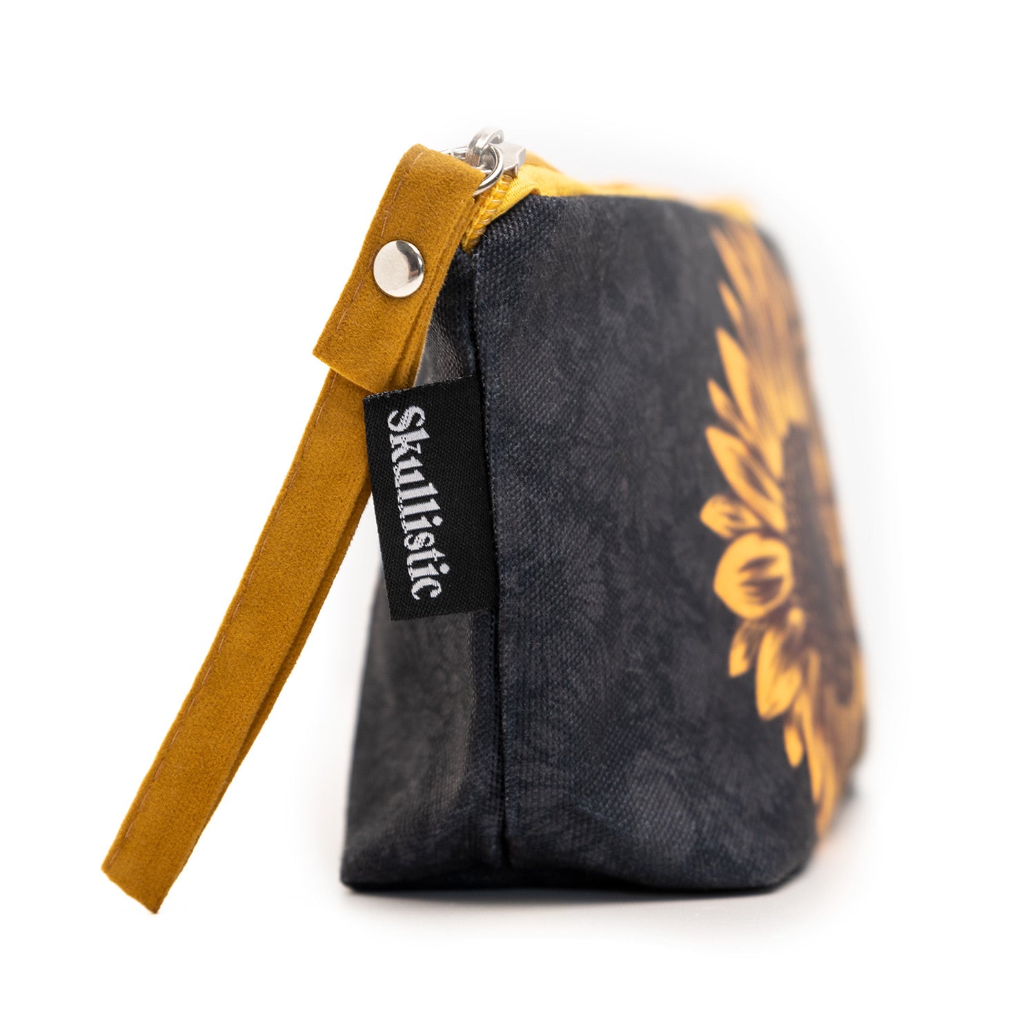 Sunflower Skulls Cosmetic Pouch