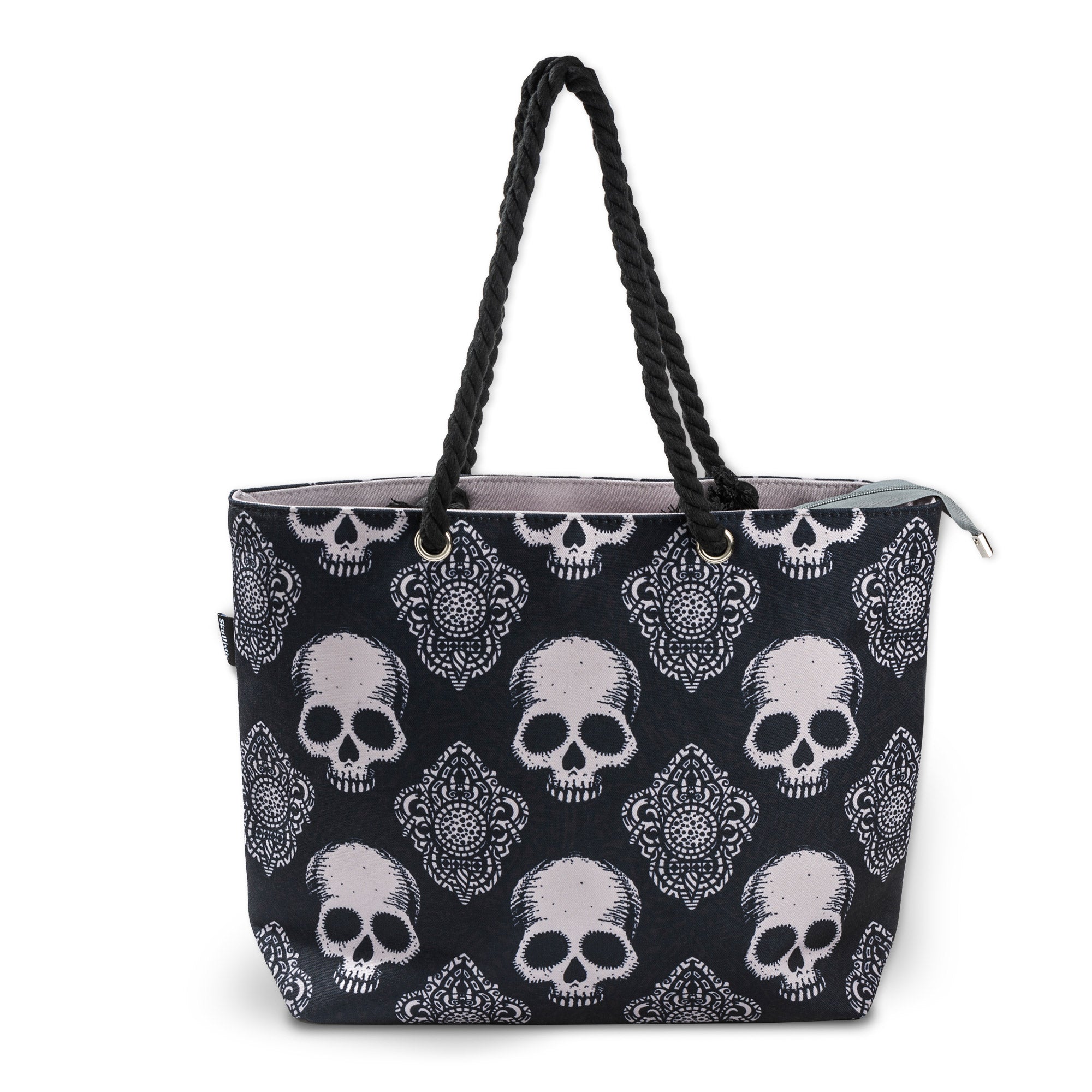 Gothic Skull Shoulder Beach Bag