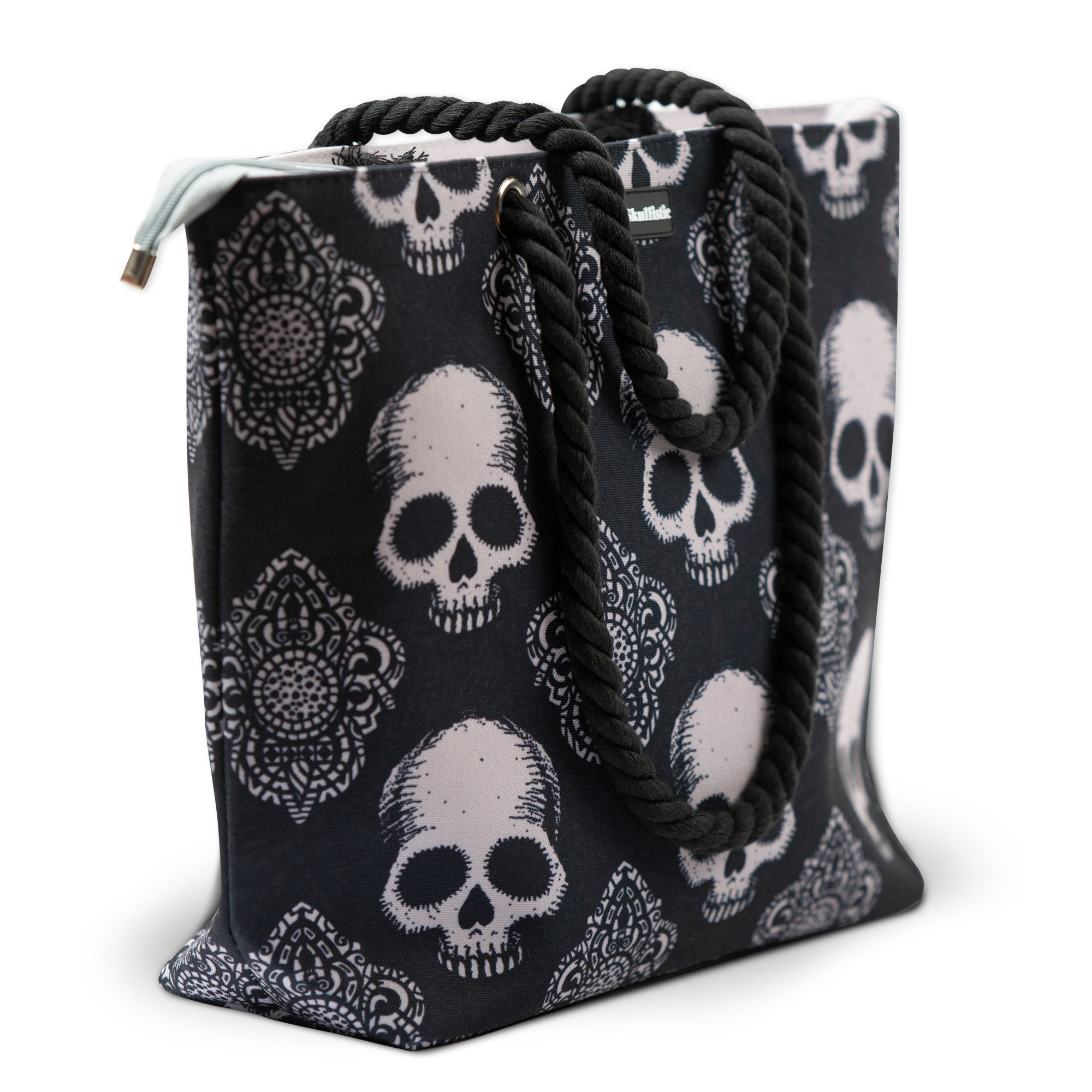 Gothic Skull Shoulder Beach Bag