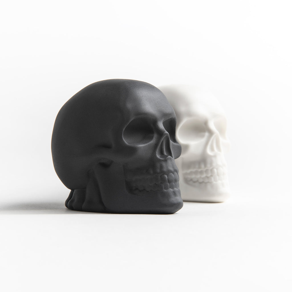 Porcelain Skull Salt & Pepper Shaker Set